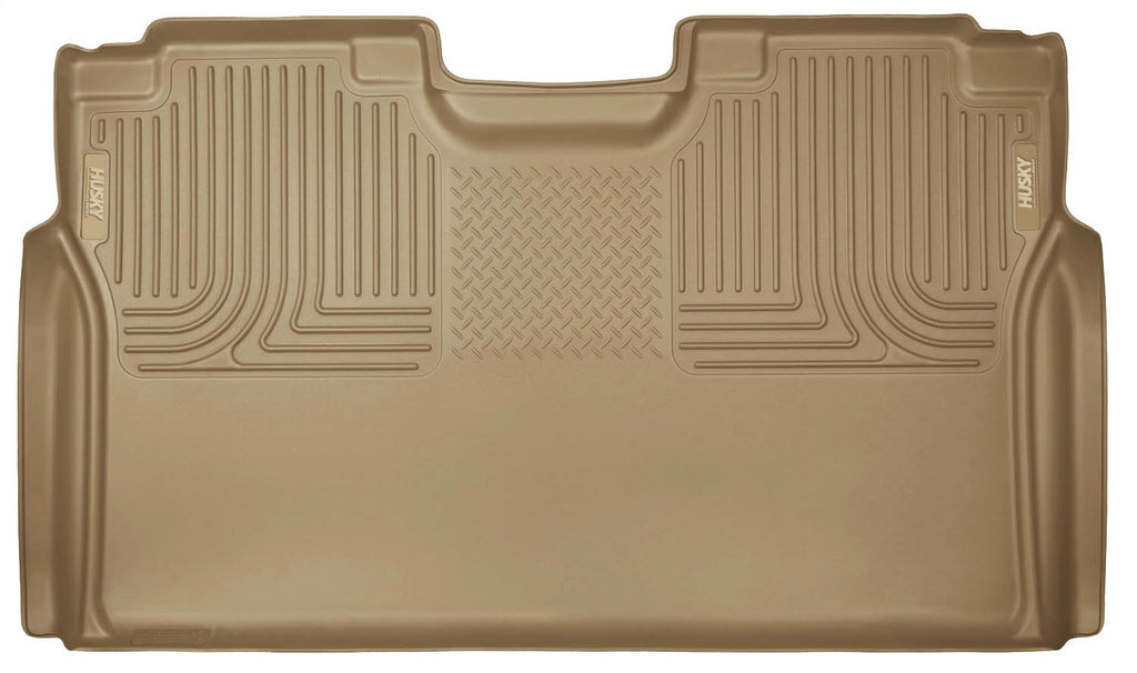 Husky Liners 19373 Weatherbeater-2nd Seat Floor Liner for Select Ford F-150, Ford F-150 Lightning, Ford F-250 Super Duty, Ford F-350 Super Duty, Ford F-450 Super Duty