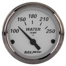 Load image into Gallery viewer, AutoMeter 1938 GAUGE, WATER TEMP, 2 1/16", 250?F, ELEC, AMERICAN PLATINUM