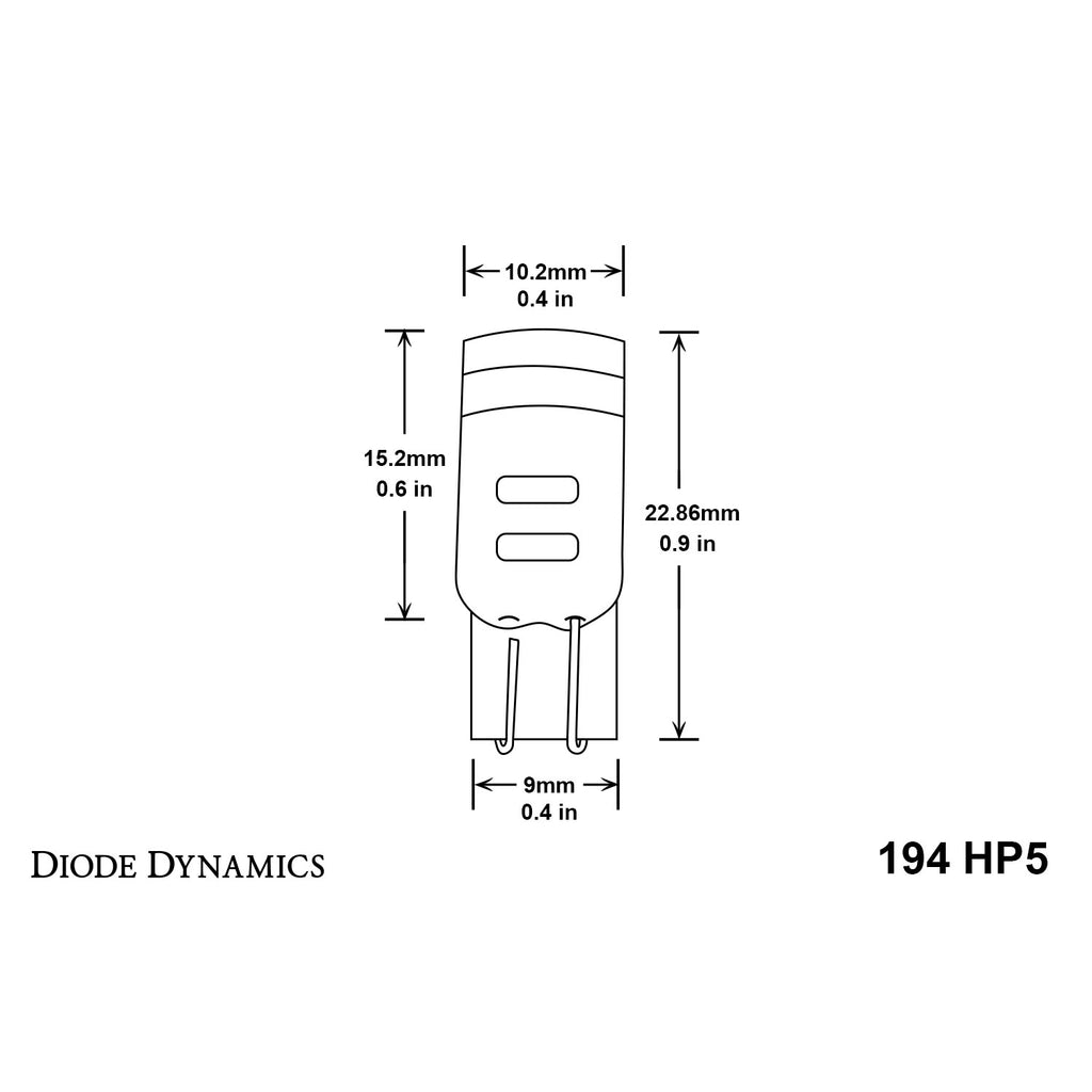 194-Led-Bulb-Hp5-Led-Pure---White-Set-Of-12