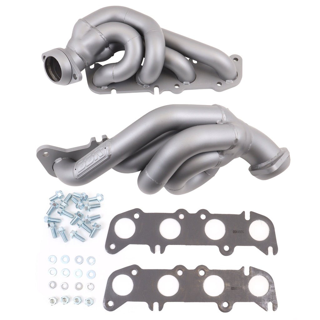 BBK Performance Parts 1943 2011-2014 FORD F150 5.0 TRUCK 1-3/4 SHORTY EXHAUST HEADERS (TITANIUM CERAMIC) for Select Ford F-150