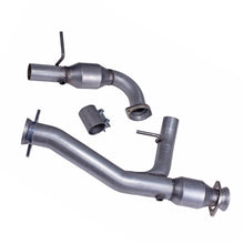 Load image into Gallery viewer, BBK Performance Parts 19471 2011-14 FORD F150 COYOTE 5.0 TRUCK 3" SHORT MID Y PIPE W/ CATALYTIC CONVERTERS for Select Ford F-150