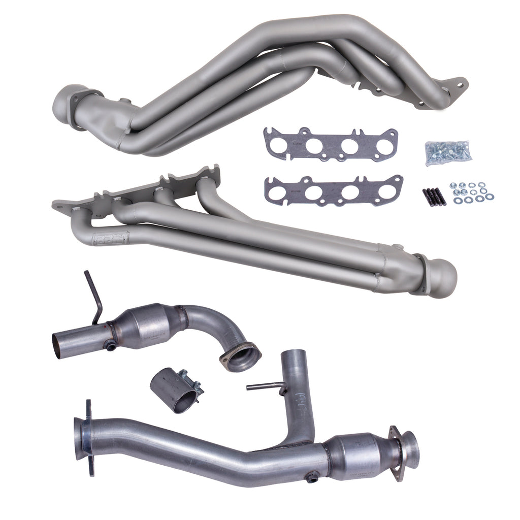 BBK Performance Parts 19472 11-14 FORD F150 5.0 1-3/4 LONG TUBE HEADERS PLUS Y PIPE (TITANIUM CERAMIC) for Select Ford F-150