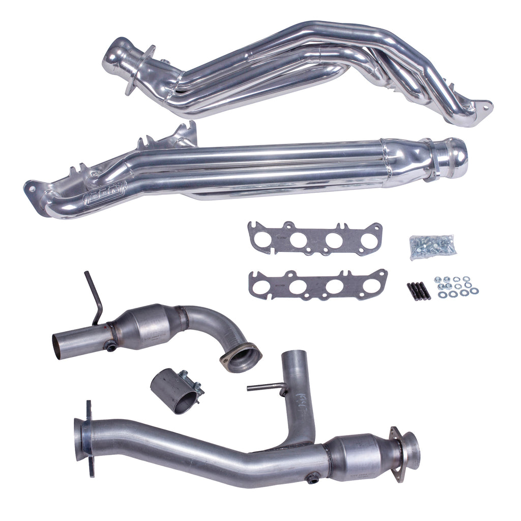 BBK Performance Parts 19473 11-14 FORD F150 5.0 1-3/4 LONG TUBE HEADERS PLUS Y PIPE (SILVER CERAMIC) for Select Ford F-150