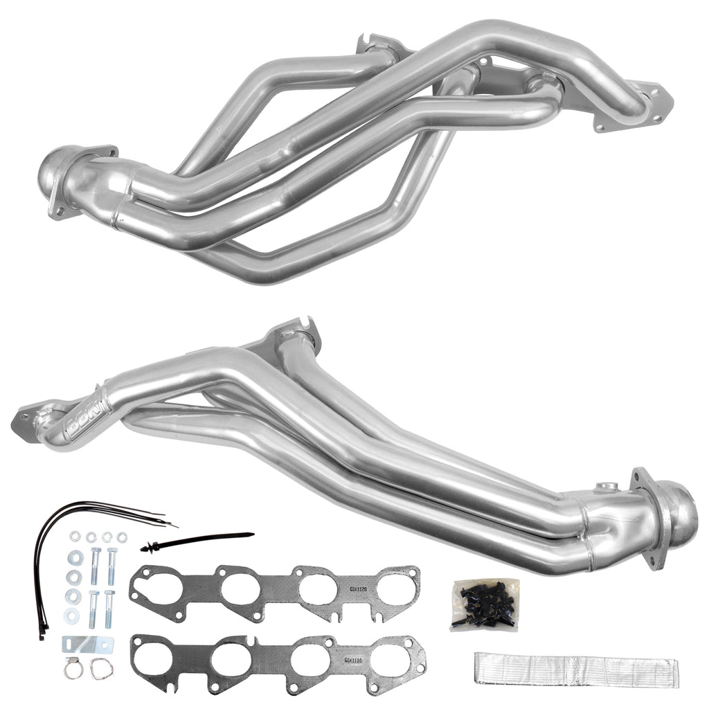 BBK Performance Parts 19500 2009-2024 RAM 1500 HEMI 5.7L 1-3/4 LONG TUBE HEADERS (POLISHED SILVER CERAMIC) for Select Dodge Ram 1500, Ram 1500, Ram Classic