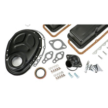Load image into Gallery viewer, 195886-Sb-Chevrolet-283400-Engine-Kit-With-Pcv-Asphalt-Black-Powdercoated195964-Pontiac-Engines