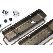 Load image into Gallery viewer, 195886-Sb-Chevrolet-283400-Engine-Kit-Without-Pcv-Asphalt-Black-Powdercoated195964-Pontiac-Engi