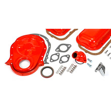 Load image into Gallery viewer, 196595-Bb-Chevrolet-396454-Engine-Kit-With-Pcv-Chevy-Orange-Powdercoated195964-Pontiac-Engines