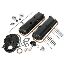 Load image into Gallery viewer, 196595-Bb-Chevrolet-396454-Engine-Kit-Without-Pcv-Asphalt-Black-Powdercoated195964-Pontiac-Engi