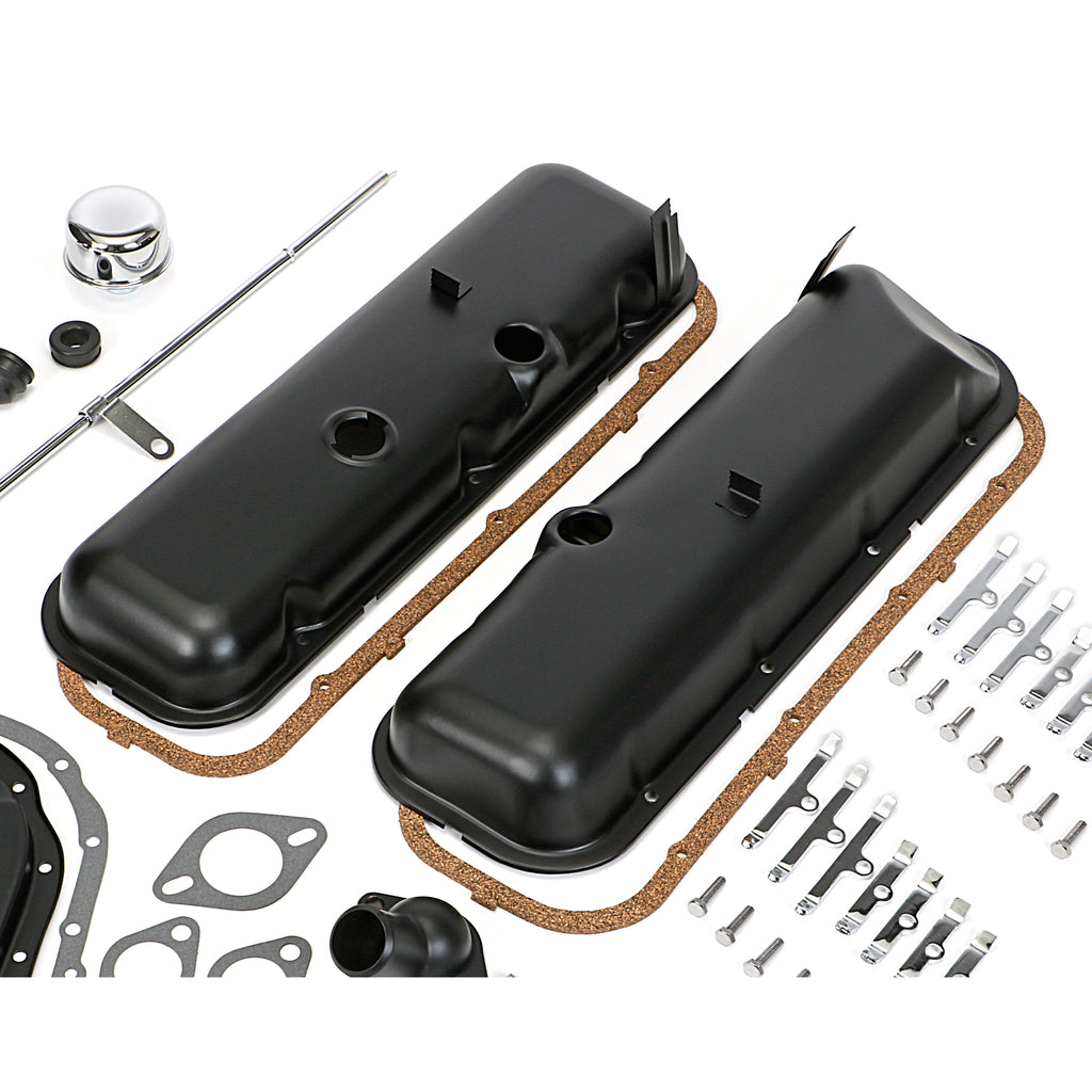 196595-Bb-Chevrolet-396454-Engine-Kit-Without-Pcv-Asphalt-Black-Powdercoated195964-Pontiac-Engi