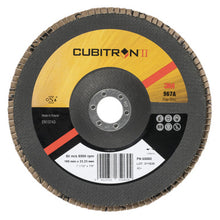Load image into Gallery viewer, 3M 60440295156 Cubitron II Flap Disc 967A, 40+, T27, 5 in x 7/8 in