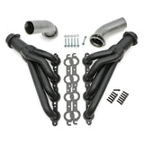 Hedman Hedders 62143 1968-72 Chevelle/El Camino; LS Swap Headers; Mid-length - 304 Stainless- Black