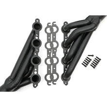 Load image into Gallery viewer, 1968-72-ChevelleEl-Camino;-Ls-Swap-Headers;-Mid-Length-Tube--Black-Maxx-Coated