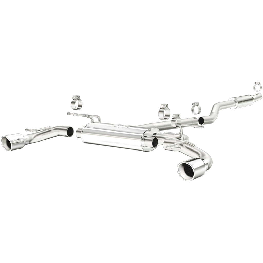MagnaFlow Exhaust Products 15294 Street Series Polished Cat-Back System for Select Mazda 3