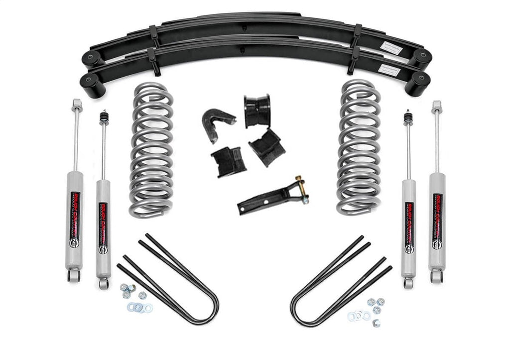 Rough Country 500-77-79.20 Suspension Lift Kit w/Shocks for Select Ford F-100, Ford F-150