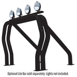 Go Rhino 9009516DSB Bed Bars Complete Kit - Double Bar/Single Kicker (On wheel wells) - Black
