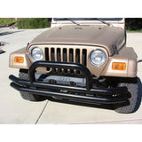 Rampage 8620 Double Tube Bumper, Front with Hoop