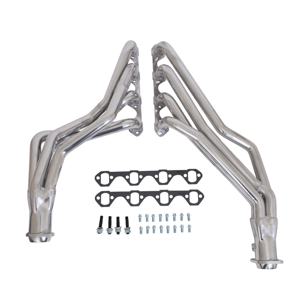 1979-93-Mustang-5.0-1-58-Long-Tube-Headers-Automatic-(Polished-Silver-Ceramic)