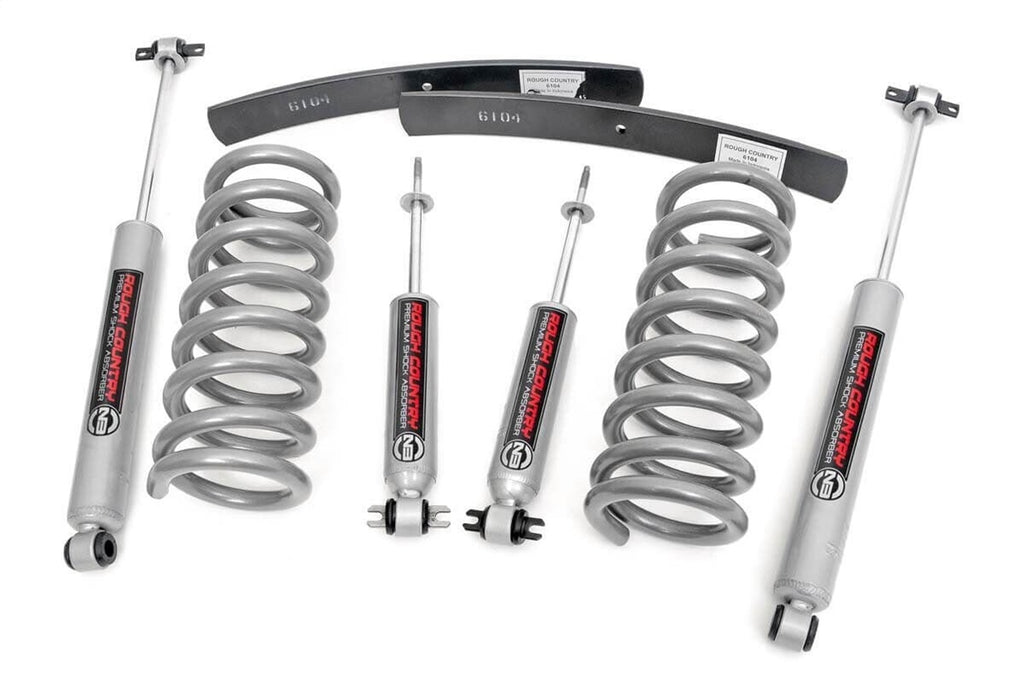 Rough Country 225N2 Suspension Lift Kit w/Shocks for Select Chevrolet Blazer, Chevrolet S10, Chevrolet S10 Blazer, GMC Jimmy, GMC S15, GMC S15 Jimmy, GMC Sonoma