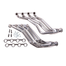 Load image into Gallery viewer, 1986-1993-Mustang-1-34-Long-Tube-351W-Swap-Headers-(Polished-Silver-Ceramic)