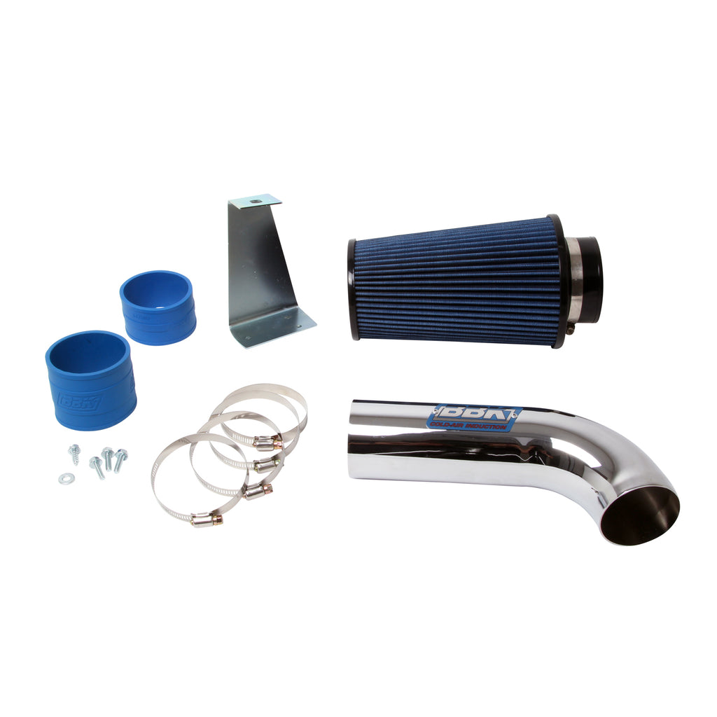 1986-1993-Mustang-5.0-Cold-Air-Intake-Standard-Non-Fenderwell-(Powder-Chrome)