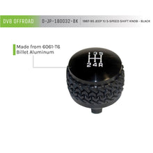 Load image into Gallery viewer, 1987-95-Jeep-Yj-5-Speed-Shift-Knob-Black-Dv8-Offroad