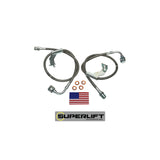 Superlift 91360 Bullet Proof Brake Hose - Front - 87 GM PU & 87-91 Blazer/Suburban w/ 4-6