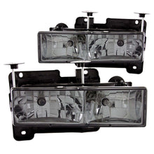 Load image into Gallery viewer, 1988-1998-Chevrolet-C1500-Crystal-Headlights-W-Smoke-Lens