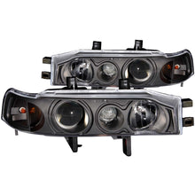 Load image into Gallery viewer, 1990-1993-Honda-Accord-Projector-Headlights-W-Halo-Black-1Pc