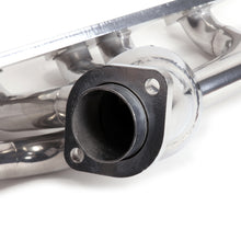 Load image into Gallery viewer, 1991-1999-Jeep-4.0L-1-12-Shorty-Exhaust-Header-(Polished-Silver-Ceramic)
