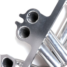 Load image into Gallery viewer, 1991-1999-Jeep-4.0L-1-12-Shorty-Exhaust-Header-(Polished-Silver-Ceramic)