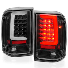 Load image into Gallery viewer, 1993-1997-Ford-Ranger-Led-Tail-Lights-W-Light-Bar-Black-Housing-Clear-Lens