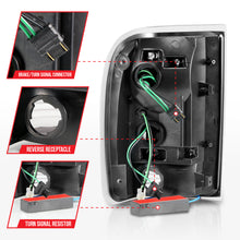 Load image into Gallery viewer, 1993-1997-Ford-Ranger-Led-Tail-Lights-W-Light-Bar-Black-Housing-Smoked-Lens