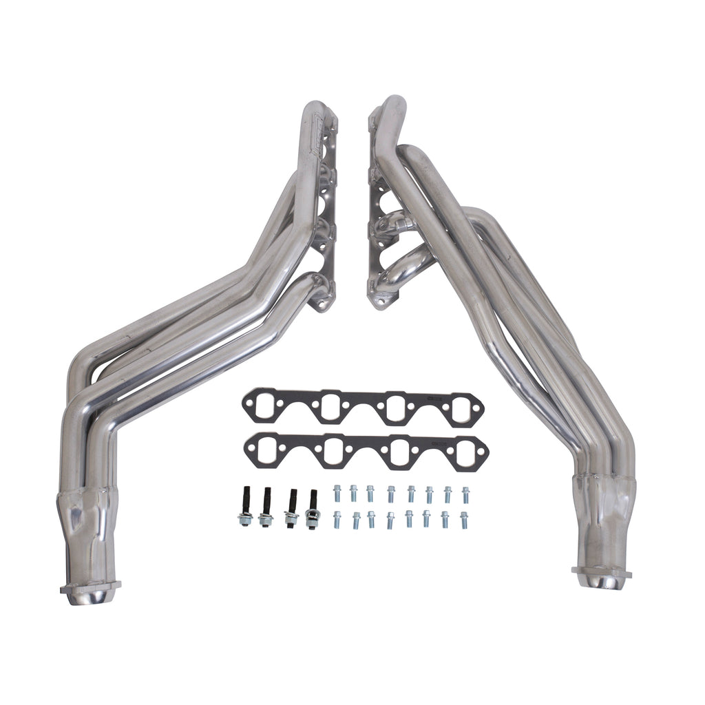 1994-1995-Mustang-5.0-1-58-Long-Tube-Headers-(Polished-Silver-Ceramic)