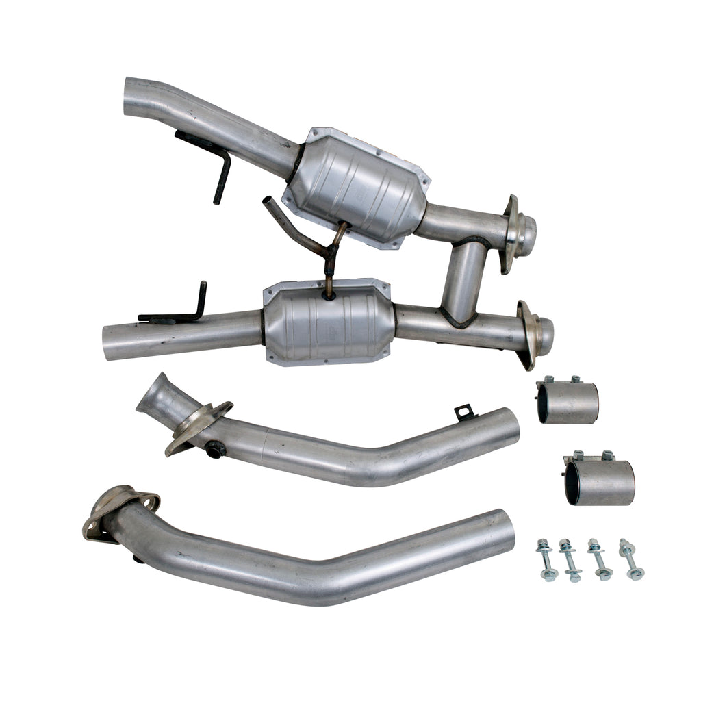 1994-1995-Mustang-GtCobra-2.5-Full-H-Pipe-WHigh-Flow-Catalytic-Converters