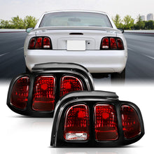 Load image into Gallery viewer, 1994-1998-Ford-Mustang-Taillight-Dark-Red-Lens-(Oe-Style)