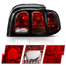 Load image into Gallery viewer, 1994-1998-Ford-Mustang-Taillight-Dark-Red-Lens-(Oe-Style)