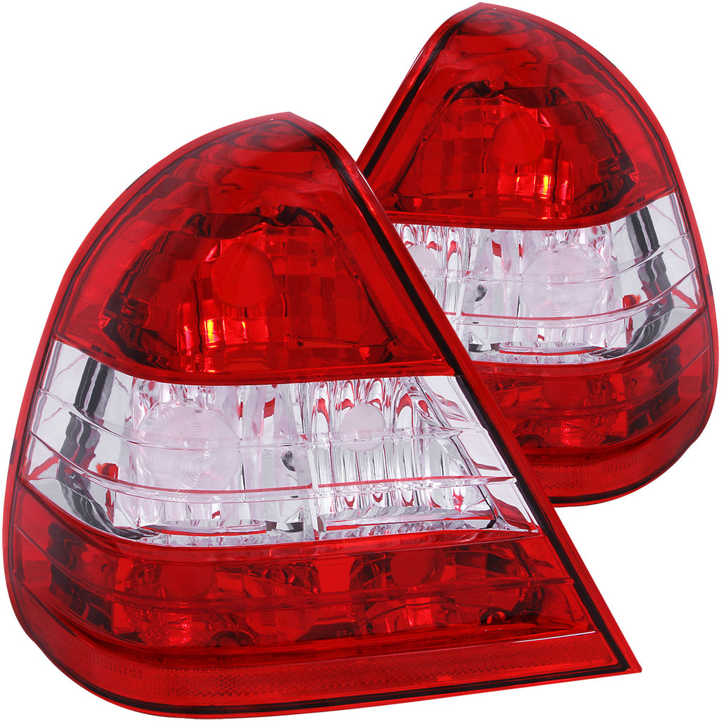 1994-2000-Mercedes-Benz-C-Class-W202-Taillights-RedClear