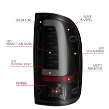 Load image into Gallery viewer, 1995-2000-Toyota-Tacoma-Led-Taillights-Black-Housing-Smoke-Lens-(Pair)