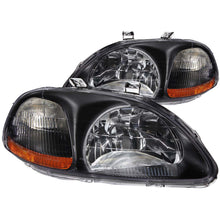 Load image into Gallery viewer, 1996-1998-Honda-Civic-Crystal-Headlights-Black
