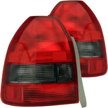 Load image into Gallery viewer, 1996-2000-Honda-Civic-Taillights-RedSmoke