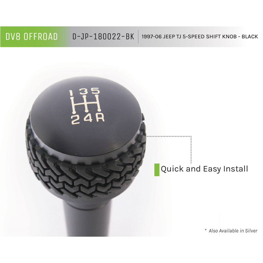 1997-06-Jeep-Tj-5-Speed-Shift-Knob-And-Lever-Black