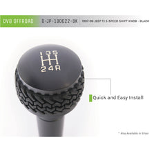 Load image into Gallery viewer, 1997-06-Jeep-Tj-5-Speed-Shift-Knob-And-Lever-Black