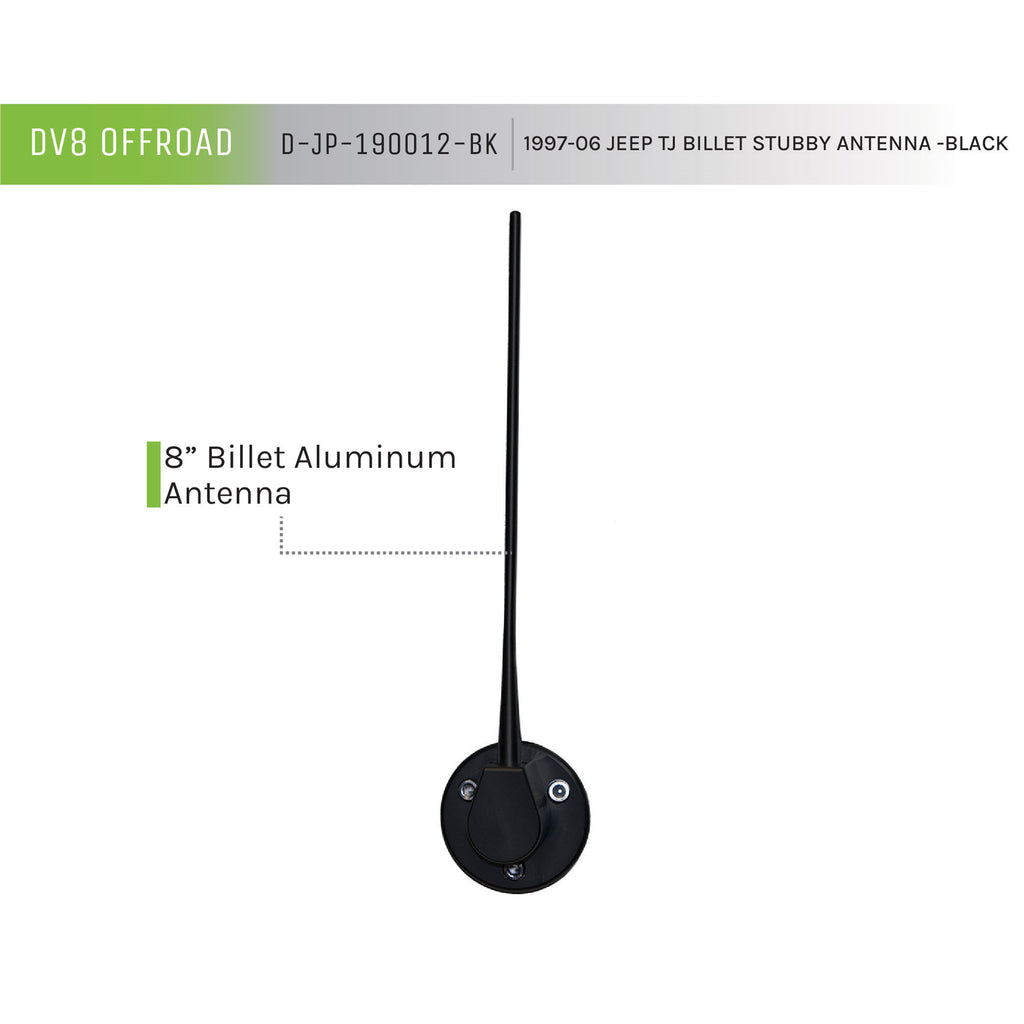 1997-06-Jeep-Tj-Billet-Antenna-Black-Dv8-Offroad