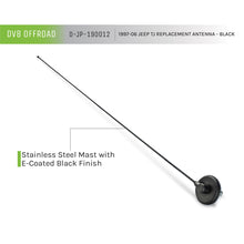Load image into Gallery viewer, 1997-06-Jeep-Tj-Replacement-Antenna-Black