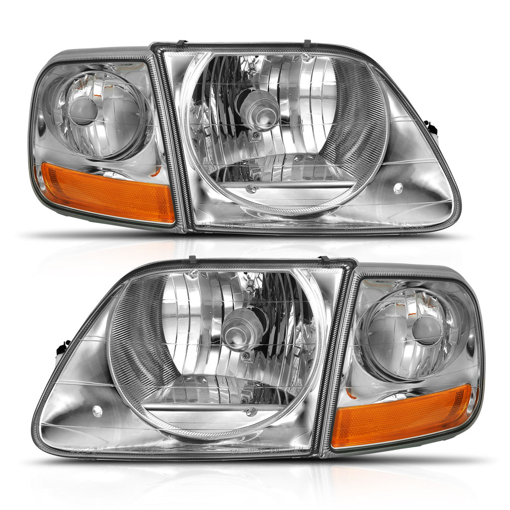 1997-2003-Ford-F-150-Crystal-Headlight-G2-Clear-With-Parking-Light