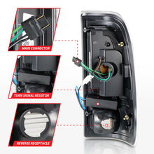Load image into Gallery viewer, 1997-2003-Ford-F-150-Led-Tail-Lights-W-Light-Bar-Black-Housing-Clear-Lens