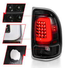 Load image into Gallery viewer, 1997-2004-Dodge-Dakota-Led-Taillights-Black-Housing-Clear-Lens-Pair