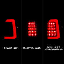 Load image into Gallery viewer, 1997-2004-Dodge-Dakota-Led-Taillights-Black-Housing-Clear-Lens-Pair