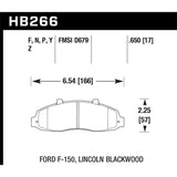Hawk Performance HB266Y.650 LTS Disc Brake Pad