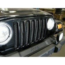 Load image into Gallery viewer, 1997-2006-Jeep-Wrangler(Tj)-Grille-3D-Single-Piece---Black